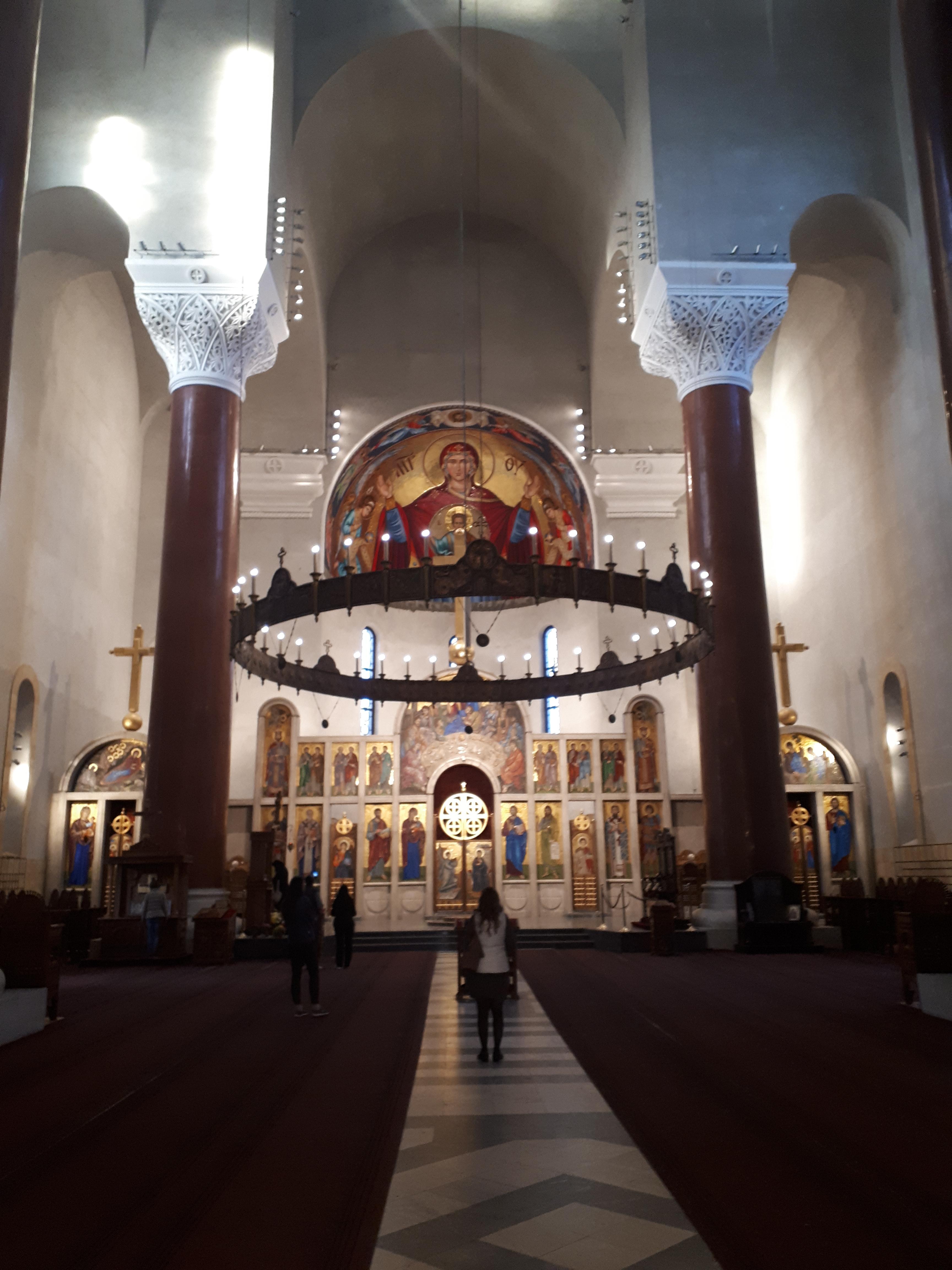 세르비아 베오그라드 성 마르카 교회 안