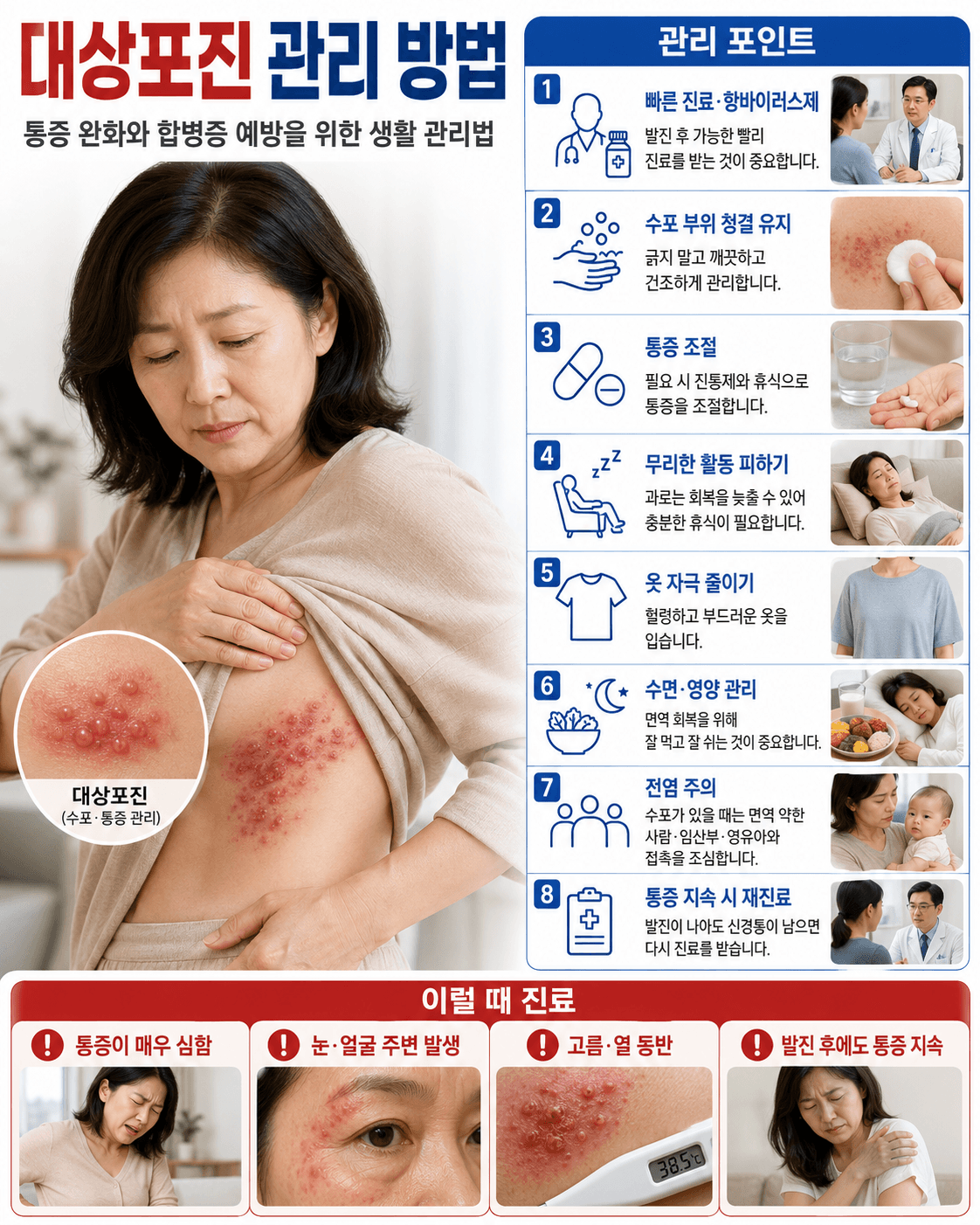 대상포진 관리 방법