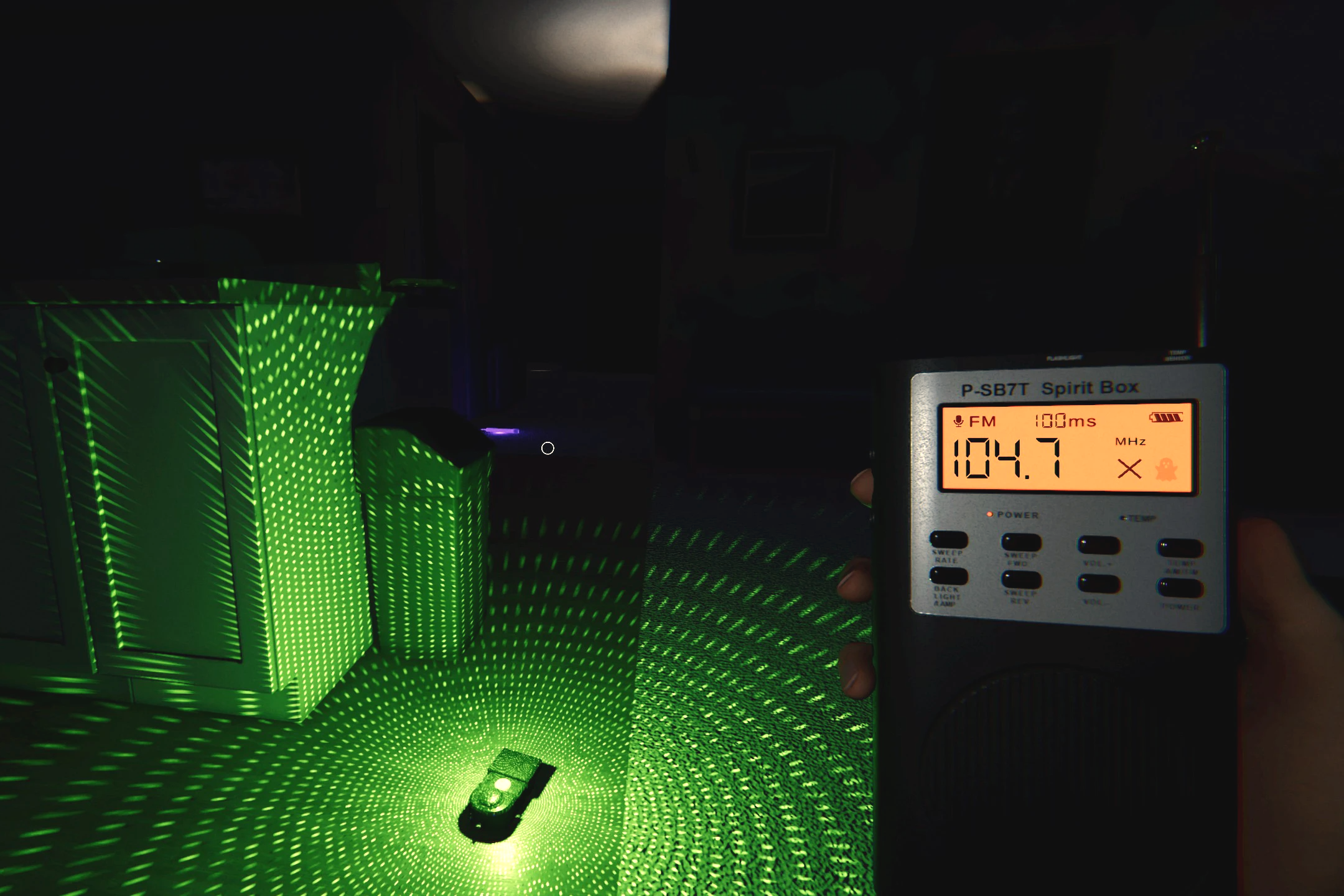 파스모포비아 주파수 측정기 반응 모습