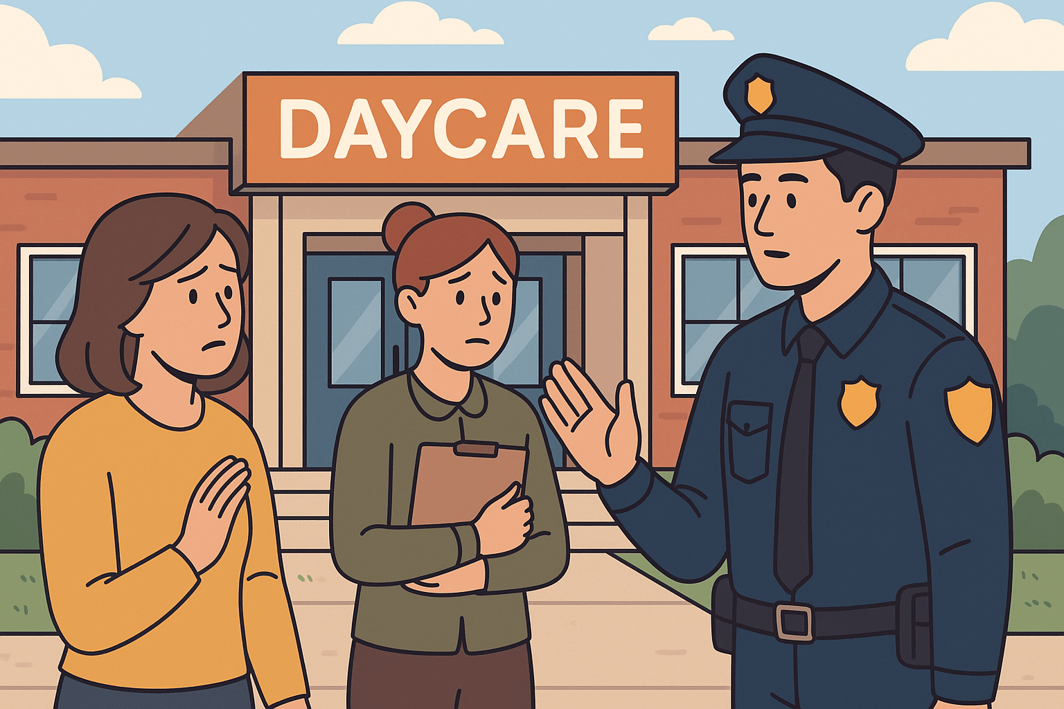 어린이집의 경찰방문으로인한 파장