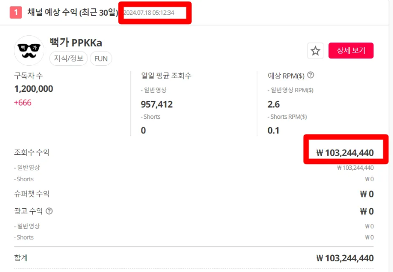 유튜브-채널-예상-수익