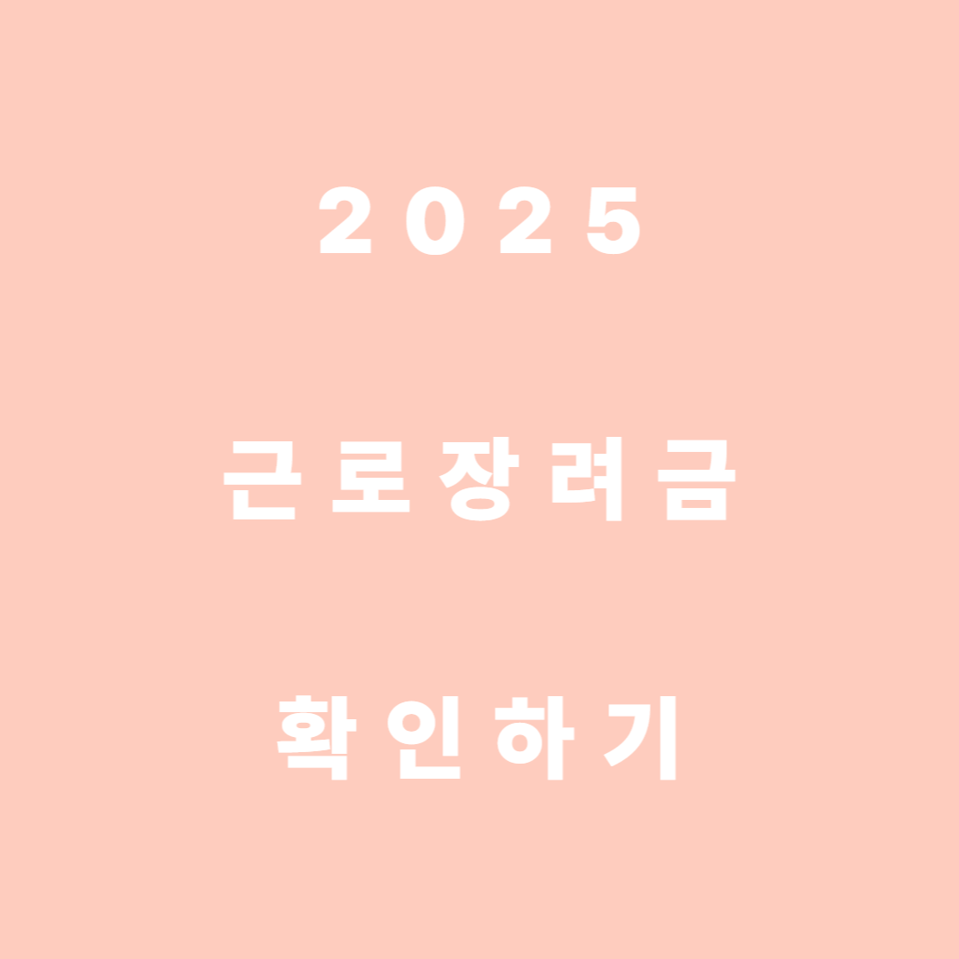 📅 2025 근로장려금 지급일, 당신 통장에 들어오는 날은?
