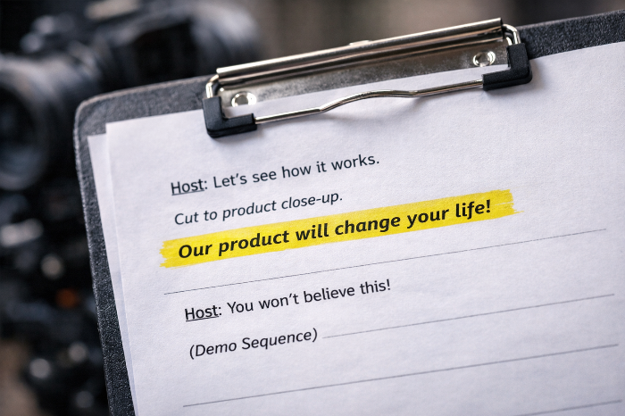 핵심 메시지만 남긴 콘텐츠 제작 장면