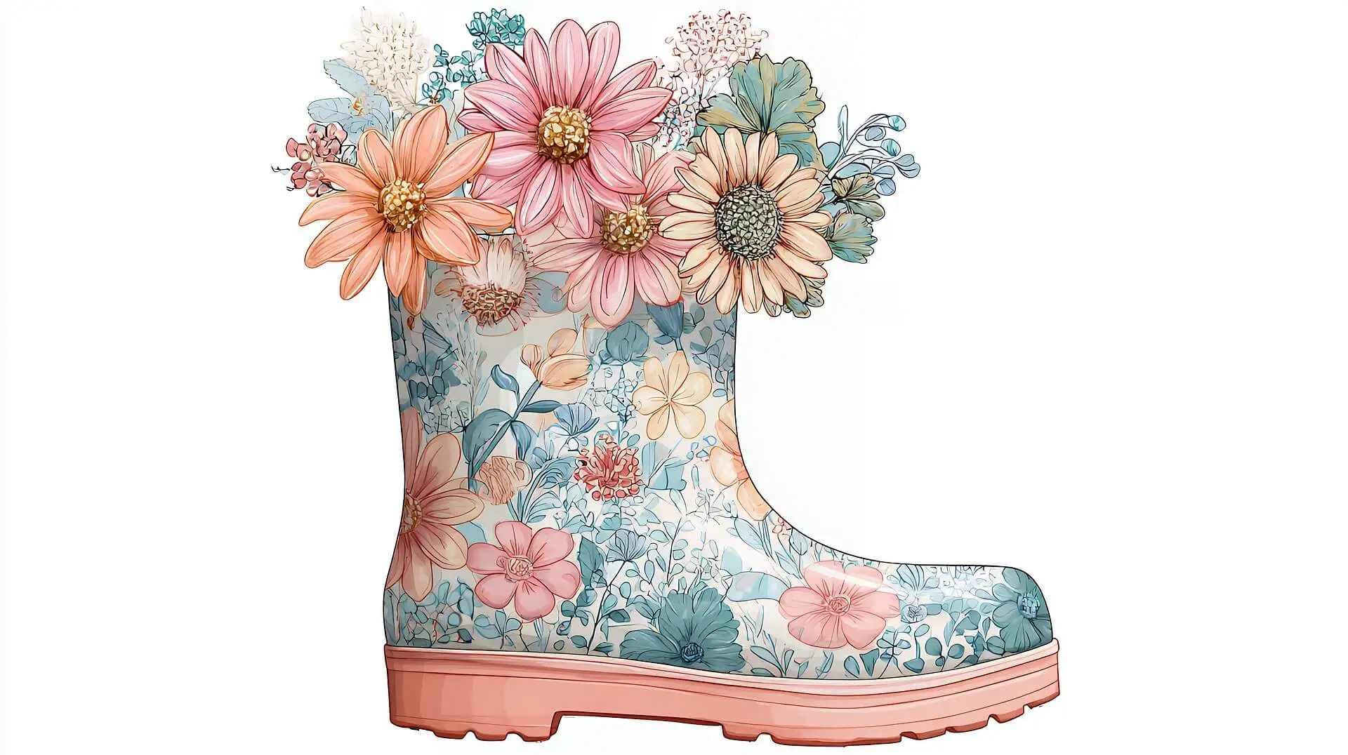 한국 전통 채색화 재료 물감의 입자 크기와 표현 차이