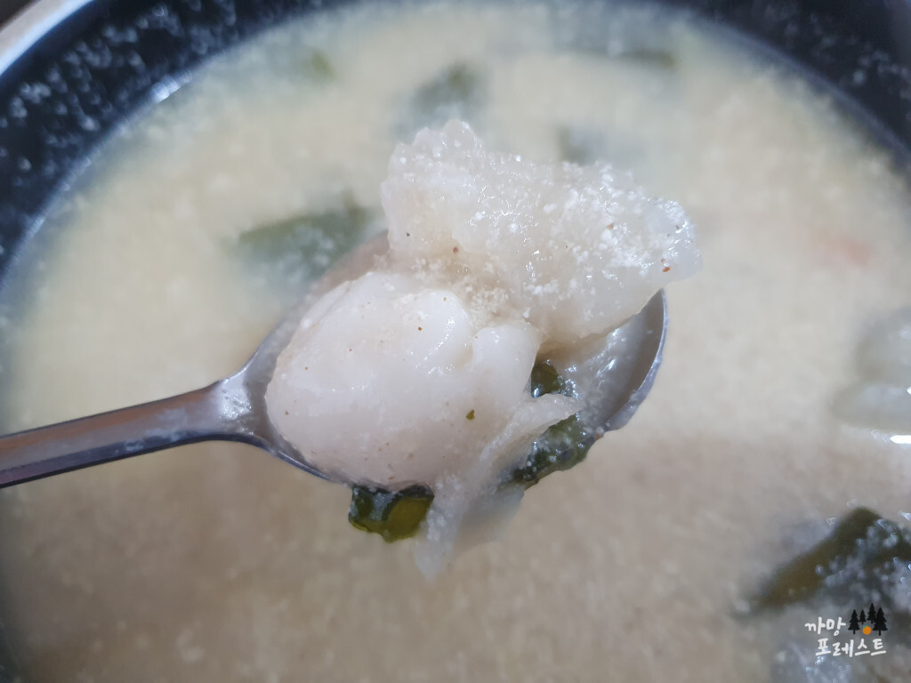 정선 수제비가 옹심이