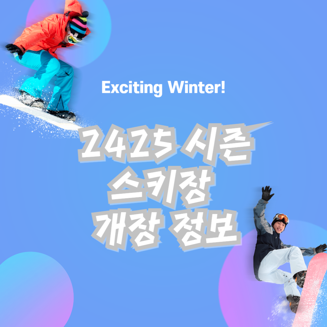 전국 스키장 개장정보