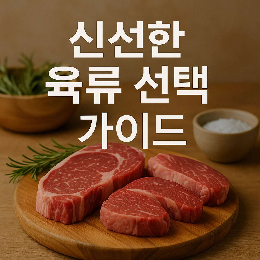 신선한 육류 선택 가이드