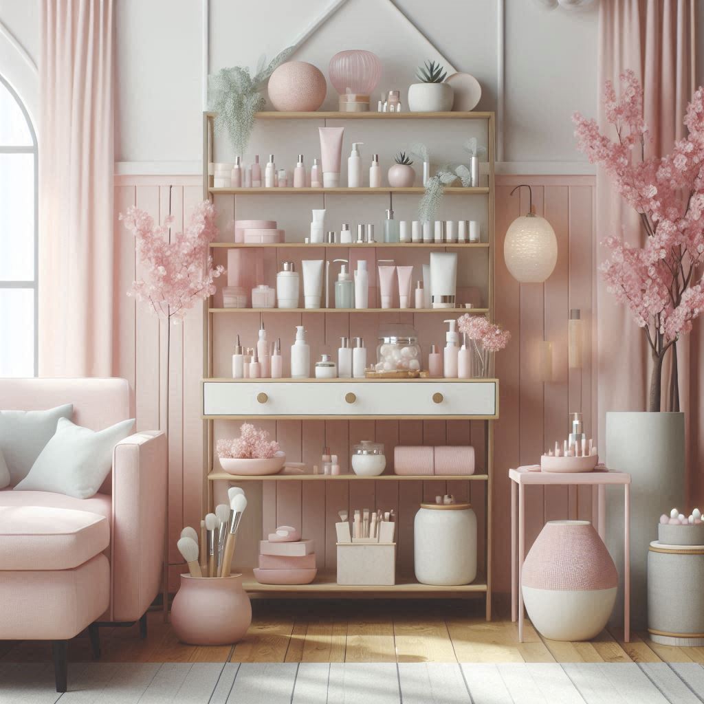 피부,체형관리 샵 배경