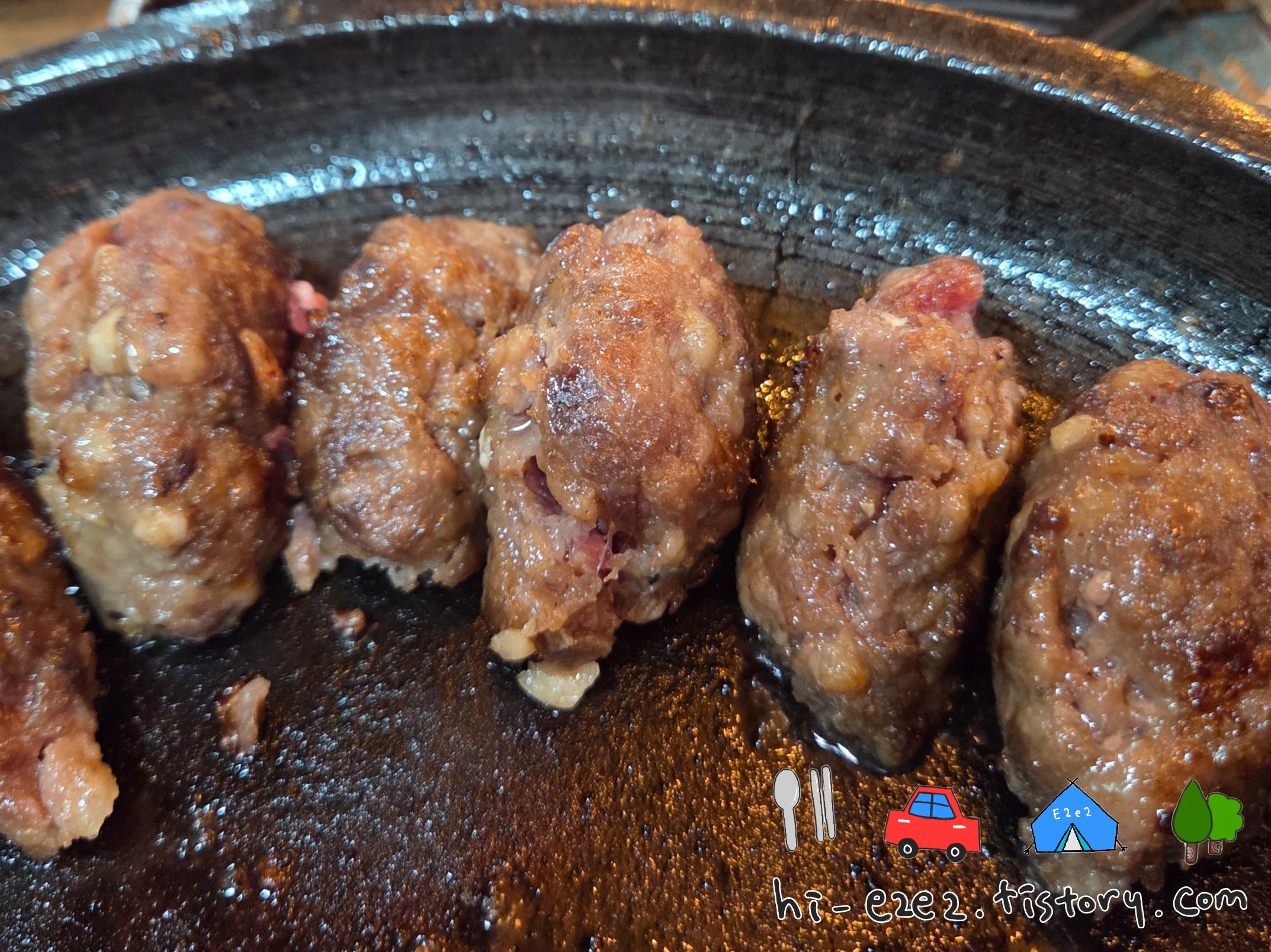 목포 여행 맛집 와우식육식당 떡갈비 서비스