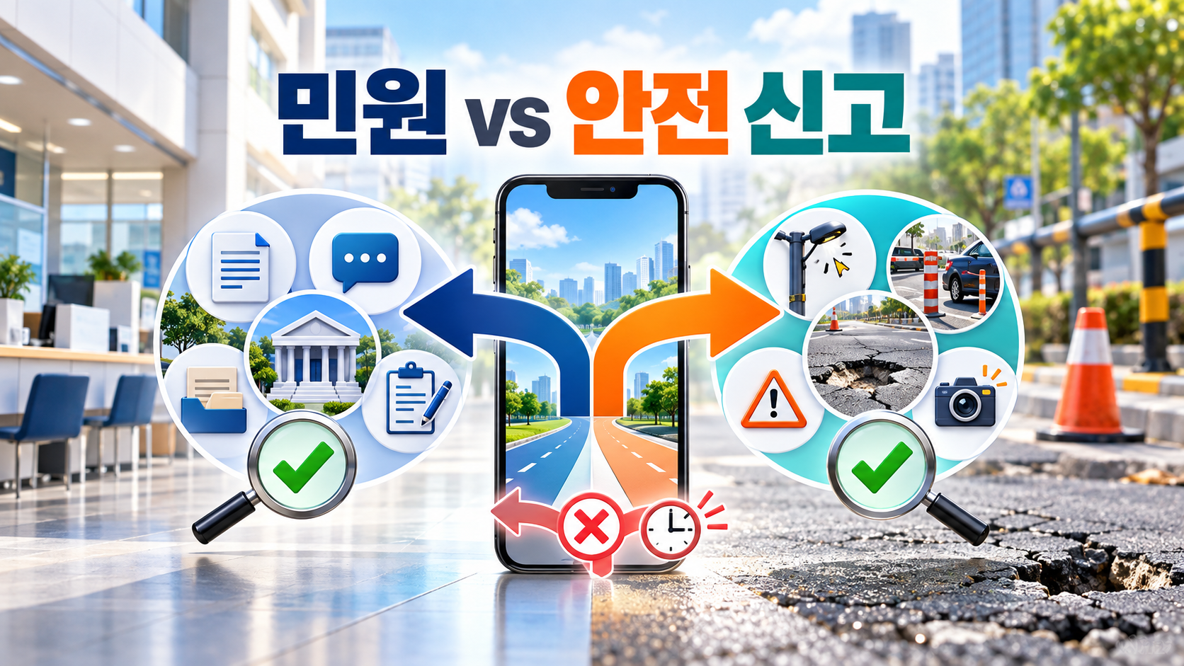 엉뚱한 곳에 넣으면 일주일 지연! 민원 성격별 국민신문고&middot;안전신문고 구분 가이드