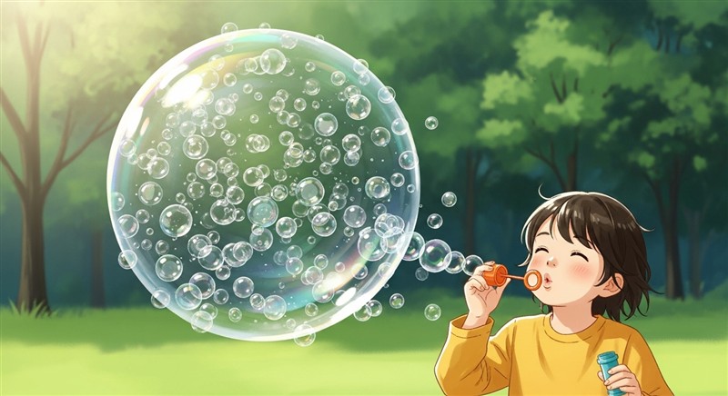 비눗방울이 동그랗고 무지갯빛을 띠는 과학적 원리