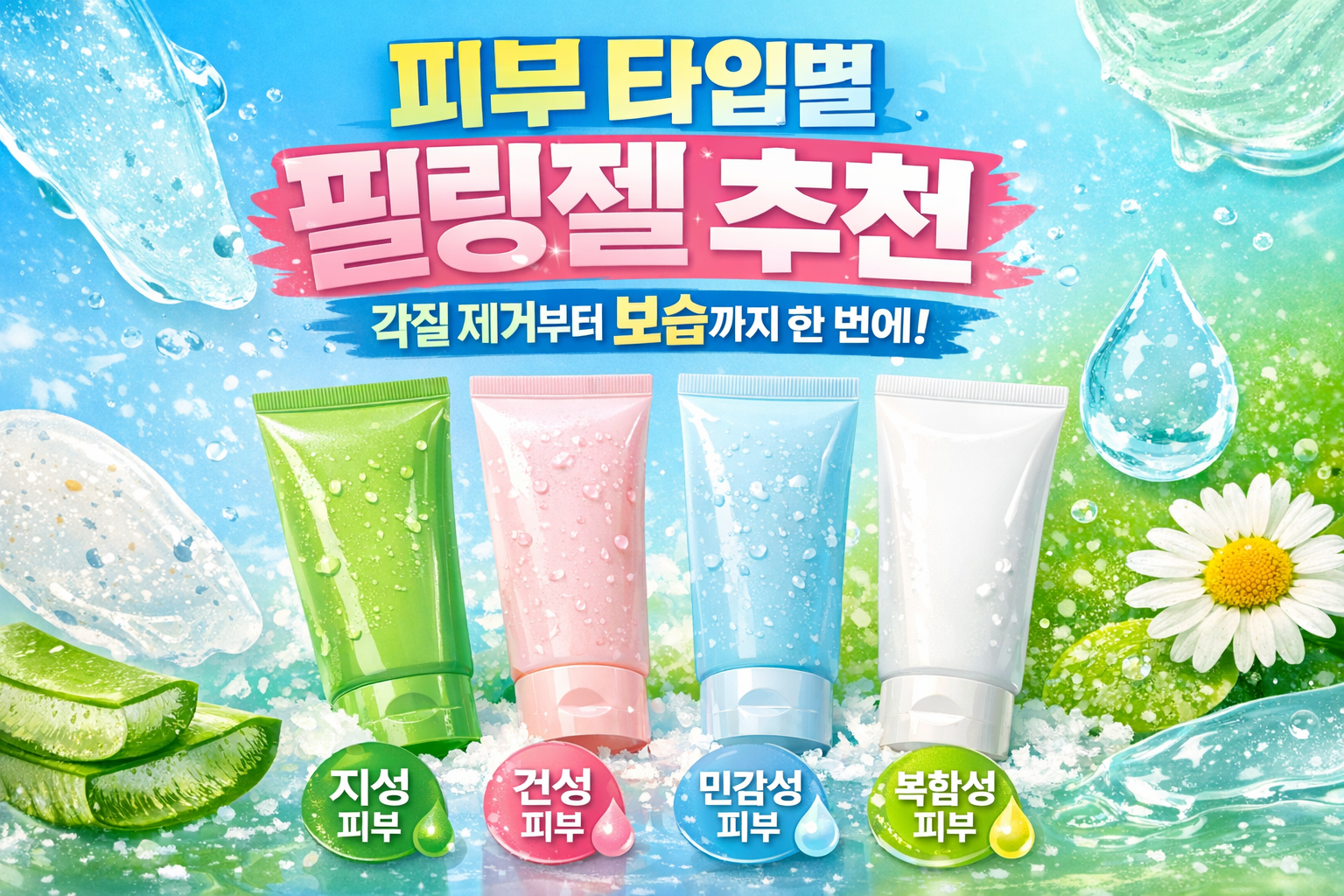 피부 타입별 필링젤