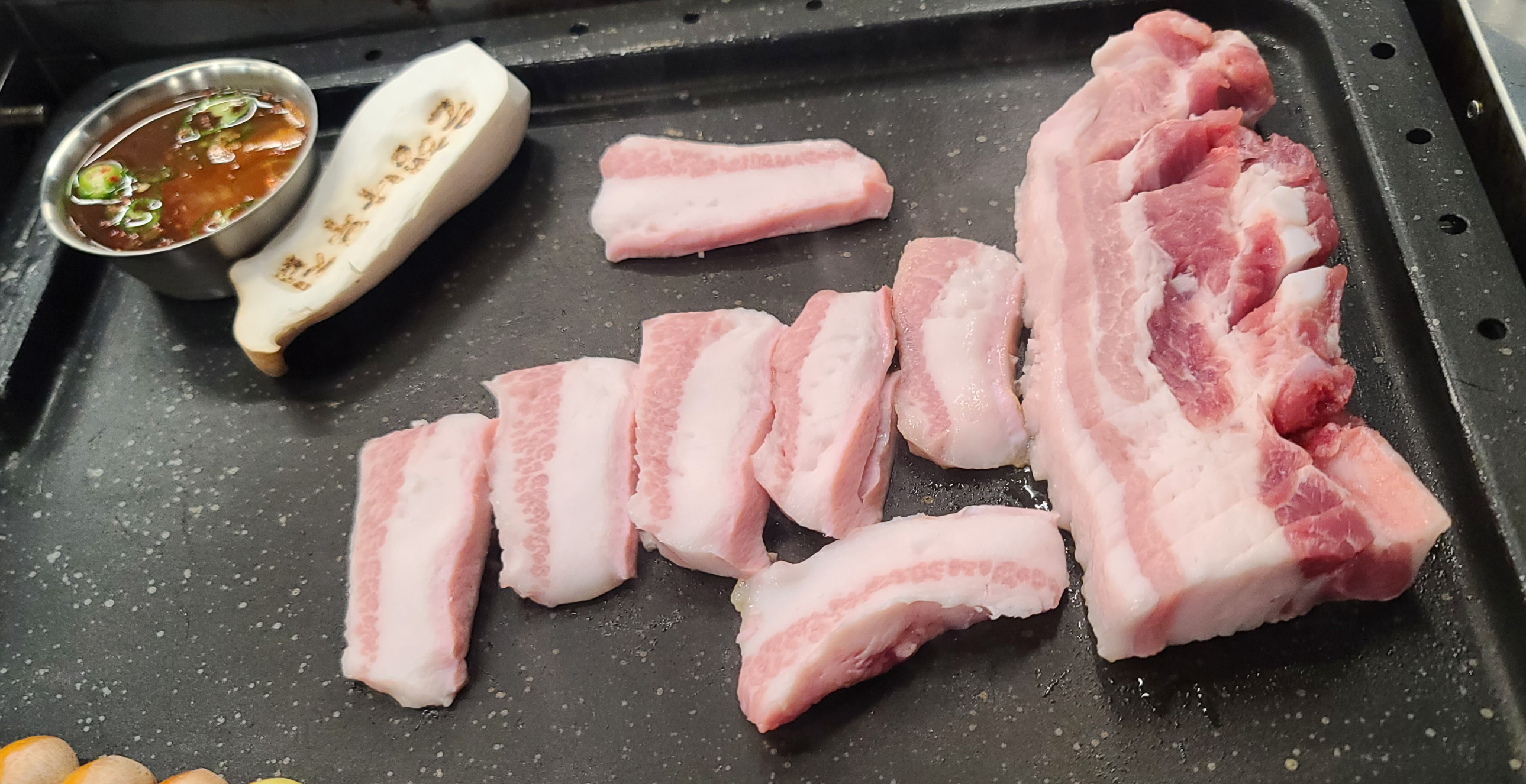 삼겹살맛집 중원구맛집 성남맛집 을지대맛집 삼겹살구이 은행나무집 은행한판 자리세팅 셀프바