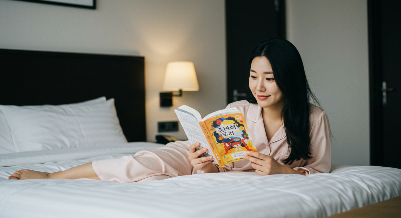 호텔 침대 시트