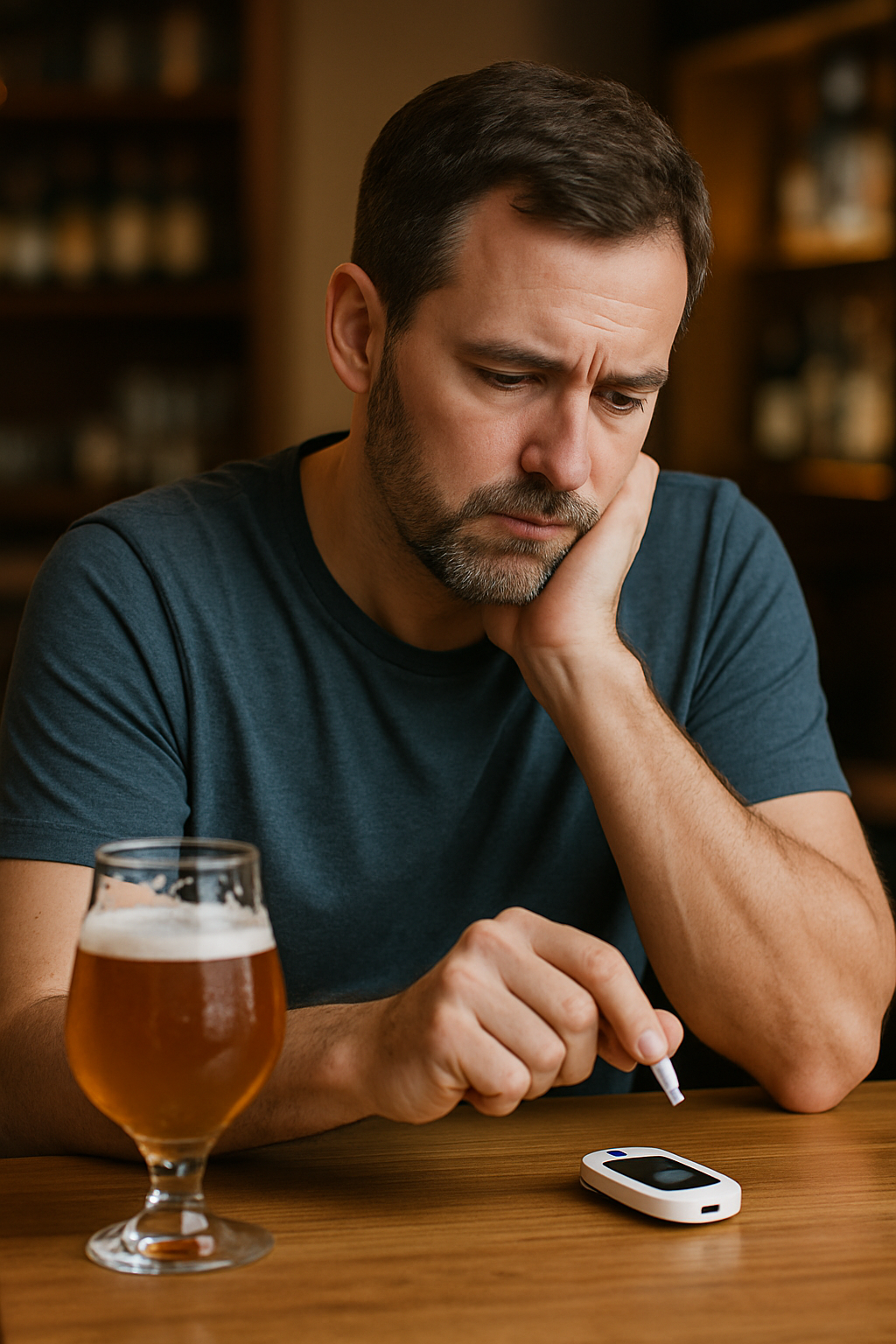 40대 남성 음주와 당뇨 (인슐린 저항성, 혈당 변화, 간 건강) 관련 사진