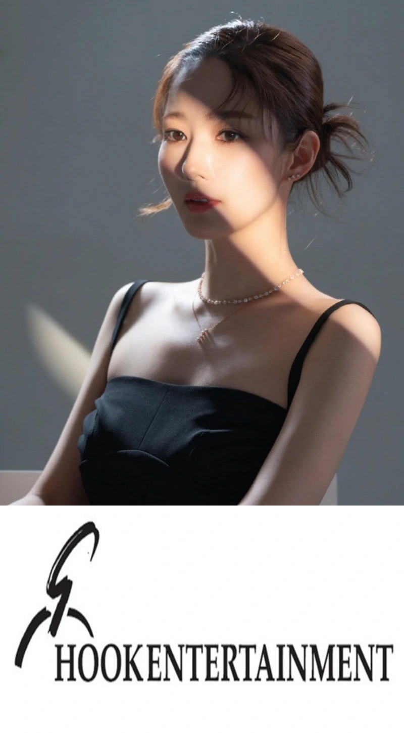 검은 드레스 입은 박민영과 그녀의 소속사 후쿠엔터테인먼트