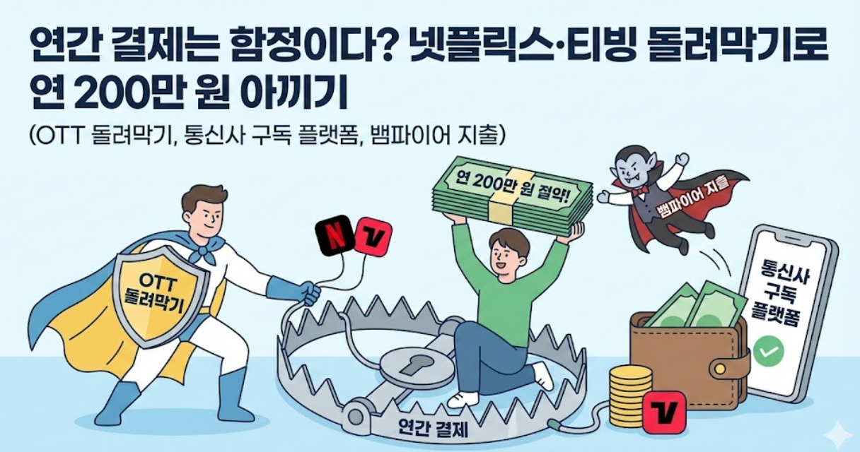 OTT 뱀파이어지출 관련 포스팅 글 썸네일 사진
