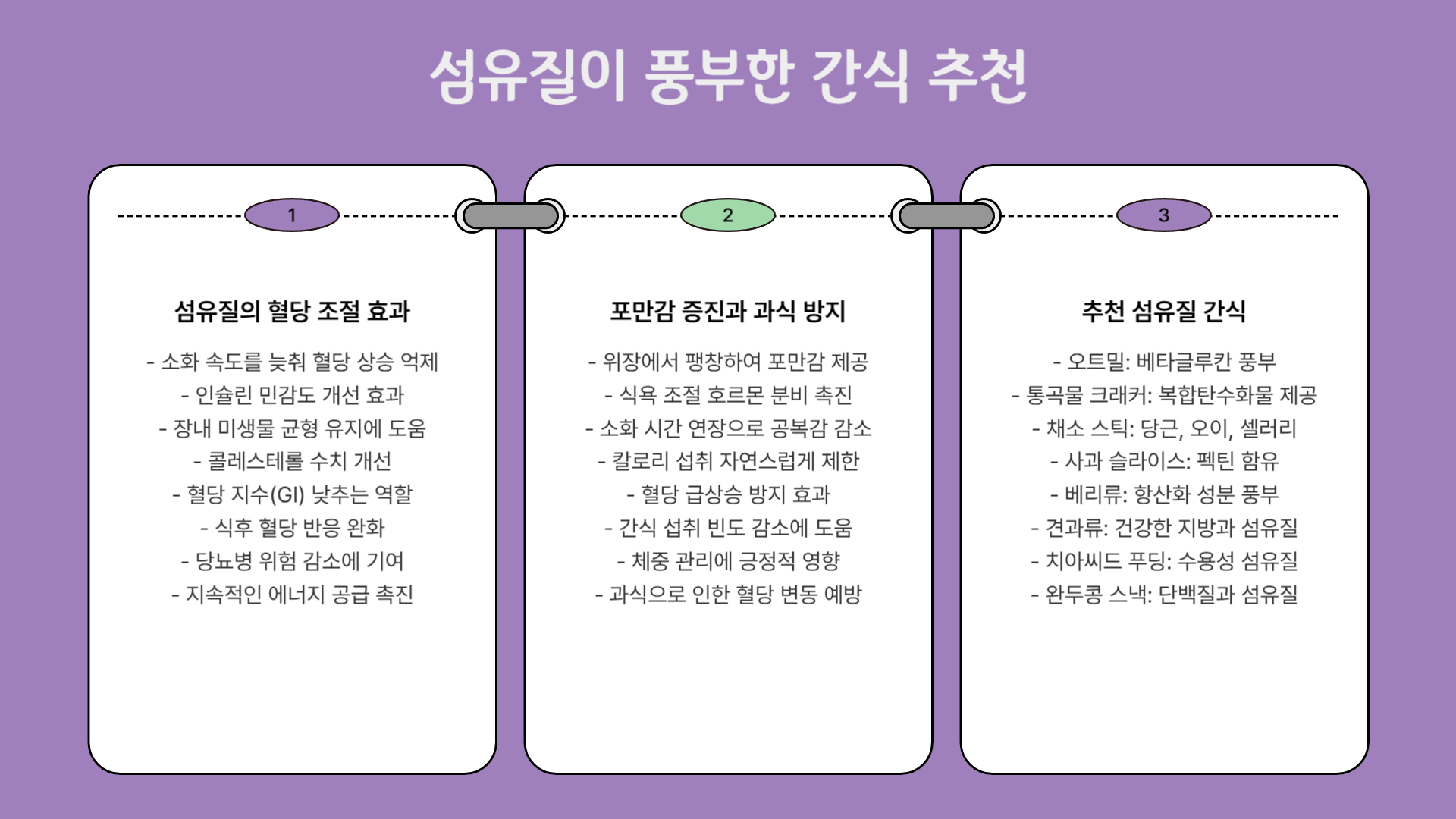 혈당 관리 간식 건강하게 즐기는 방법