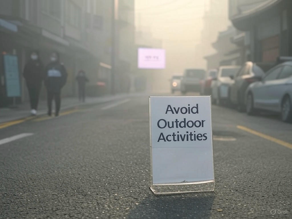 외출 자제 권고