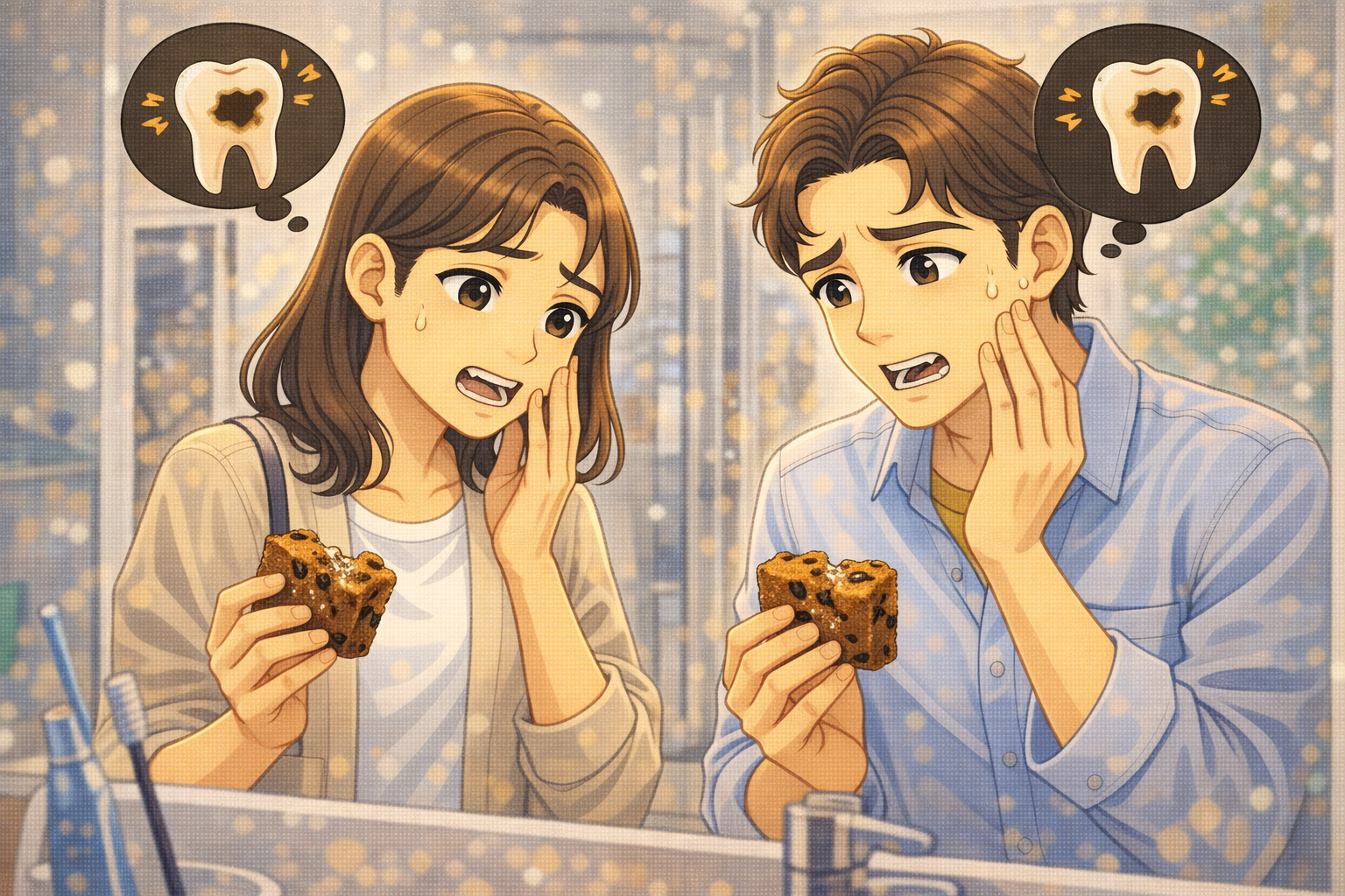 달달한 간식, 먹고 나서 바로 양치하면 안 되는 이유