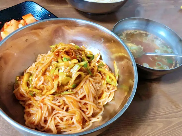 충남 공주 산성시장 비빔국수 잔치국수 맛집