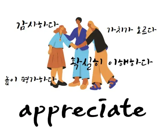 appreciate-뜻-의미-예문