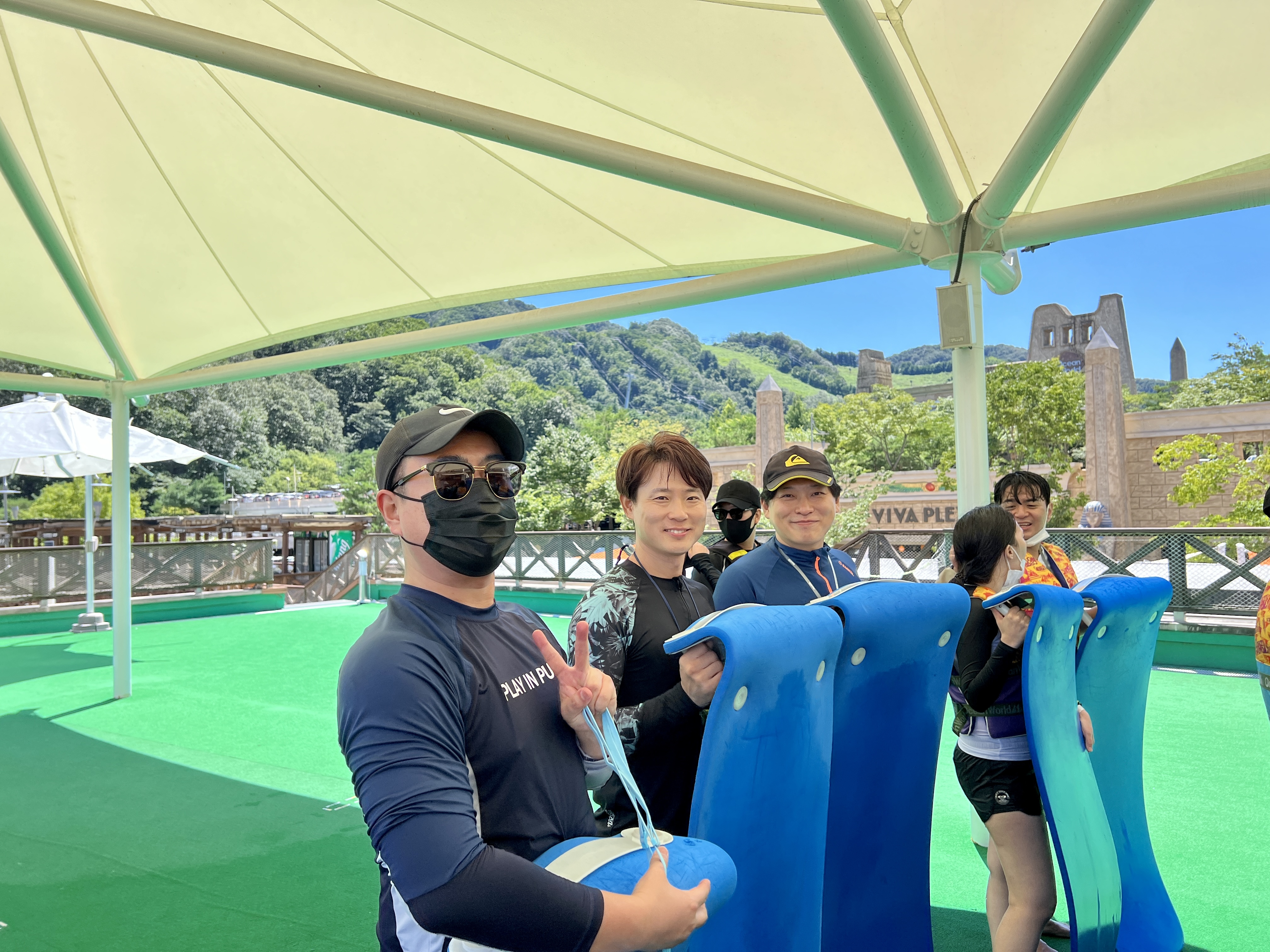 오션월드 카이로레이싱 대기줄