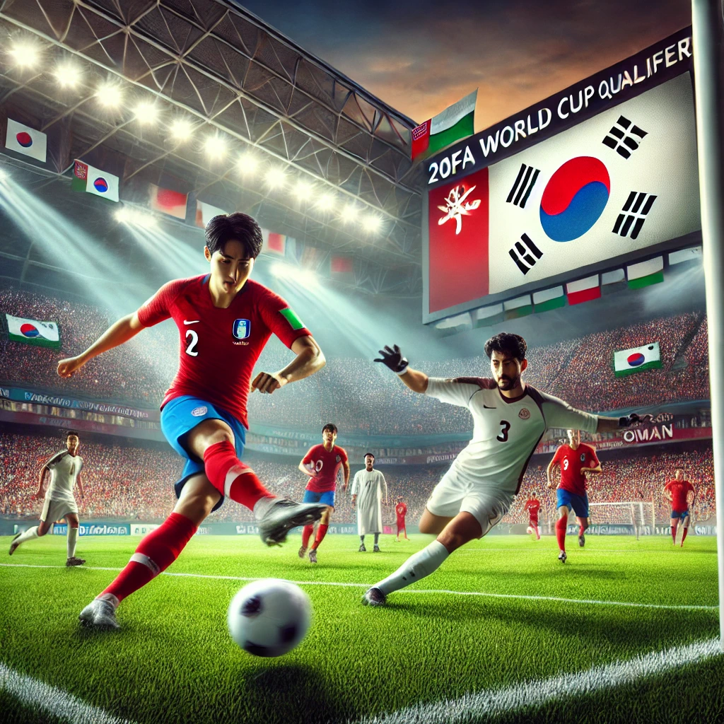 한국, 오만전 선발 라인업