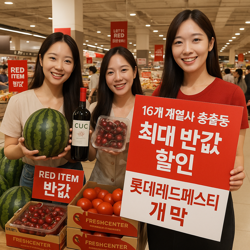 16개 계열사 총출동! &lsquo;롯데레드페스티벌&rsquo; 개막