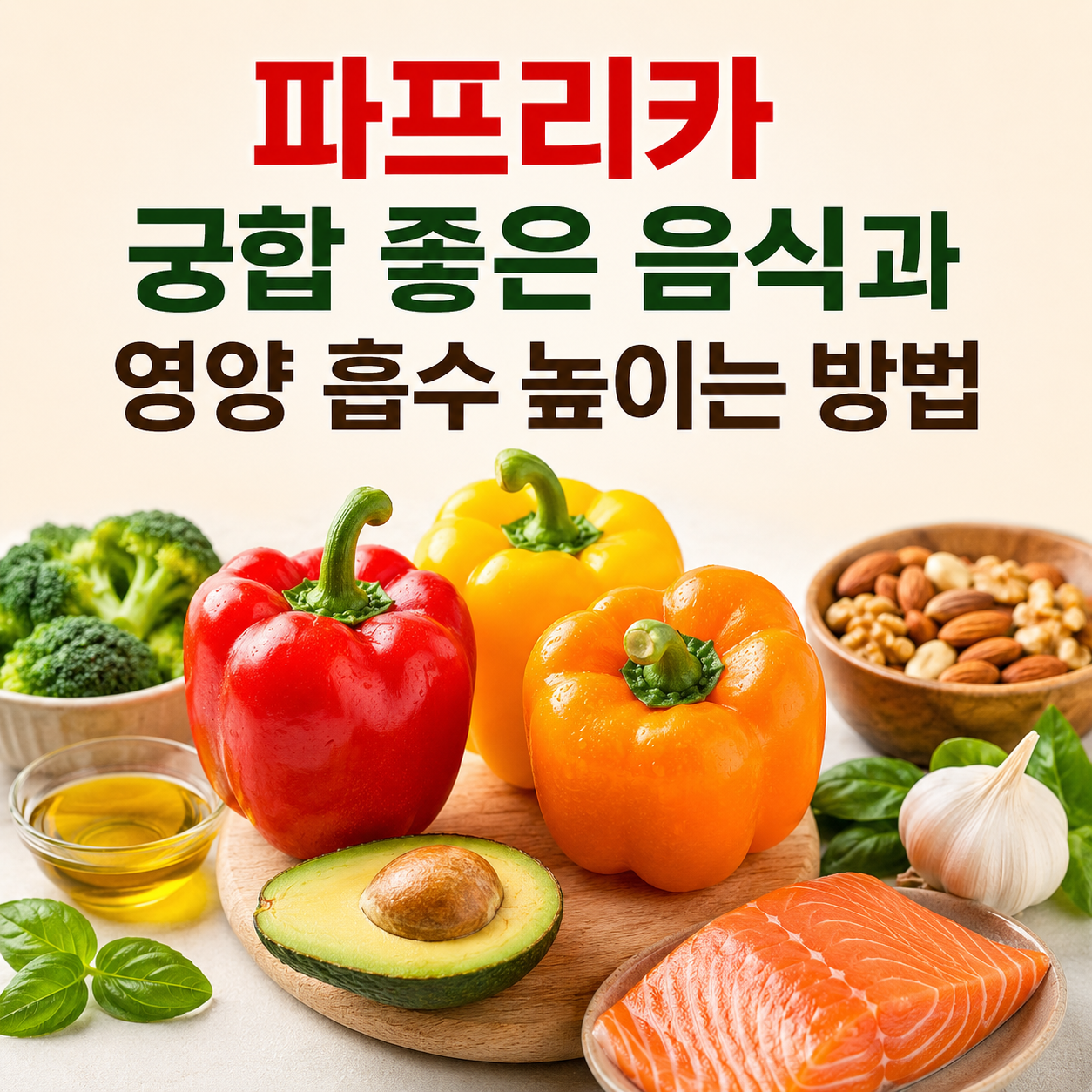 파프리카 궁합 좋은 음식