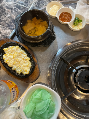 옥수수콘, 된장국