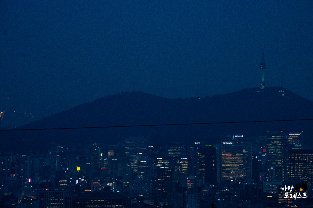 북악스카이웨이 남산타워 야경