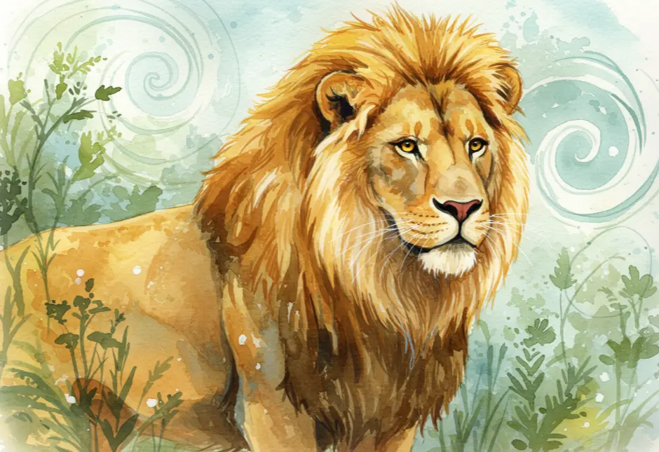 사자에게 먹이를 주는 꿈