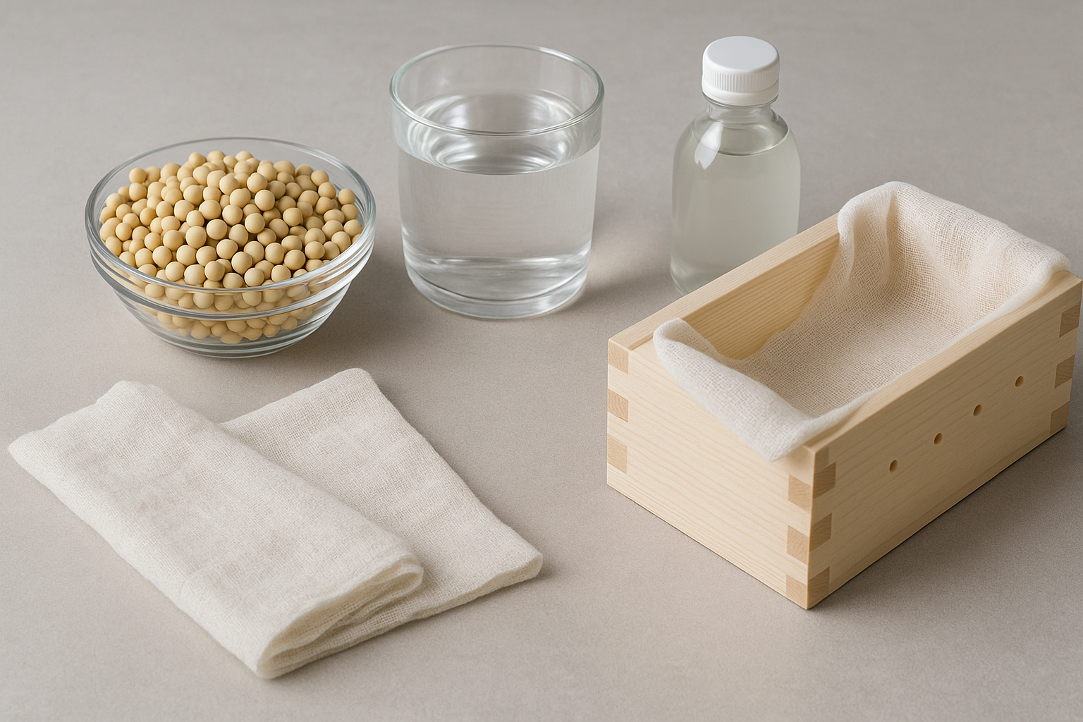 두부 만들기 전 준비물