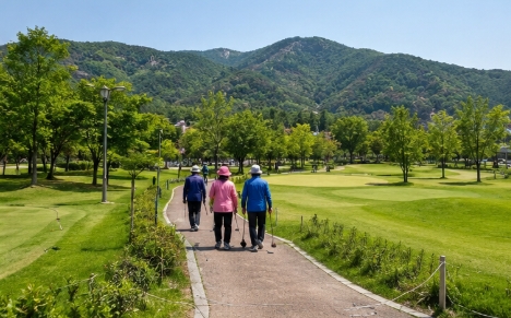 초보도 금방 적응했던 동네 파크골프 분위기