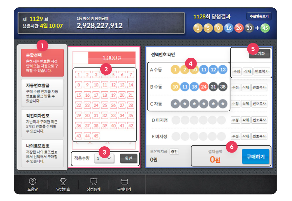 동행복권 인터넷 구매