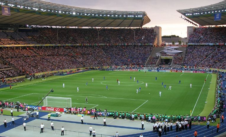 축구경기 모습