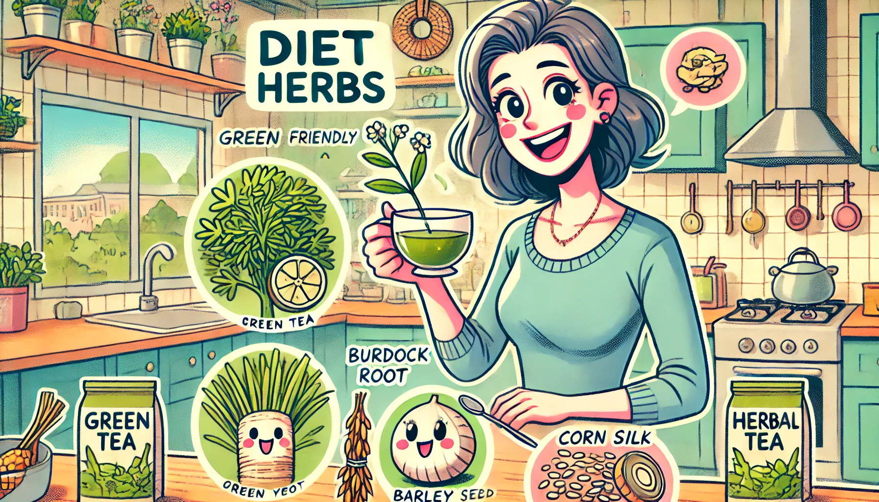 다이어트에 좋은 약초 7가지와 효과, 효능, 똑똑한 활용법! 건강하게 체중 감량하기