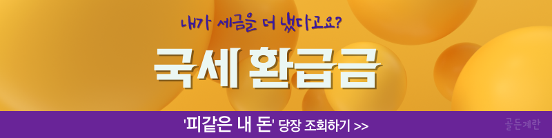 국세환급금 조회