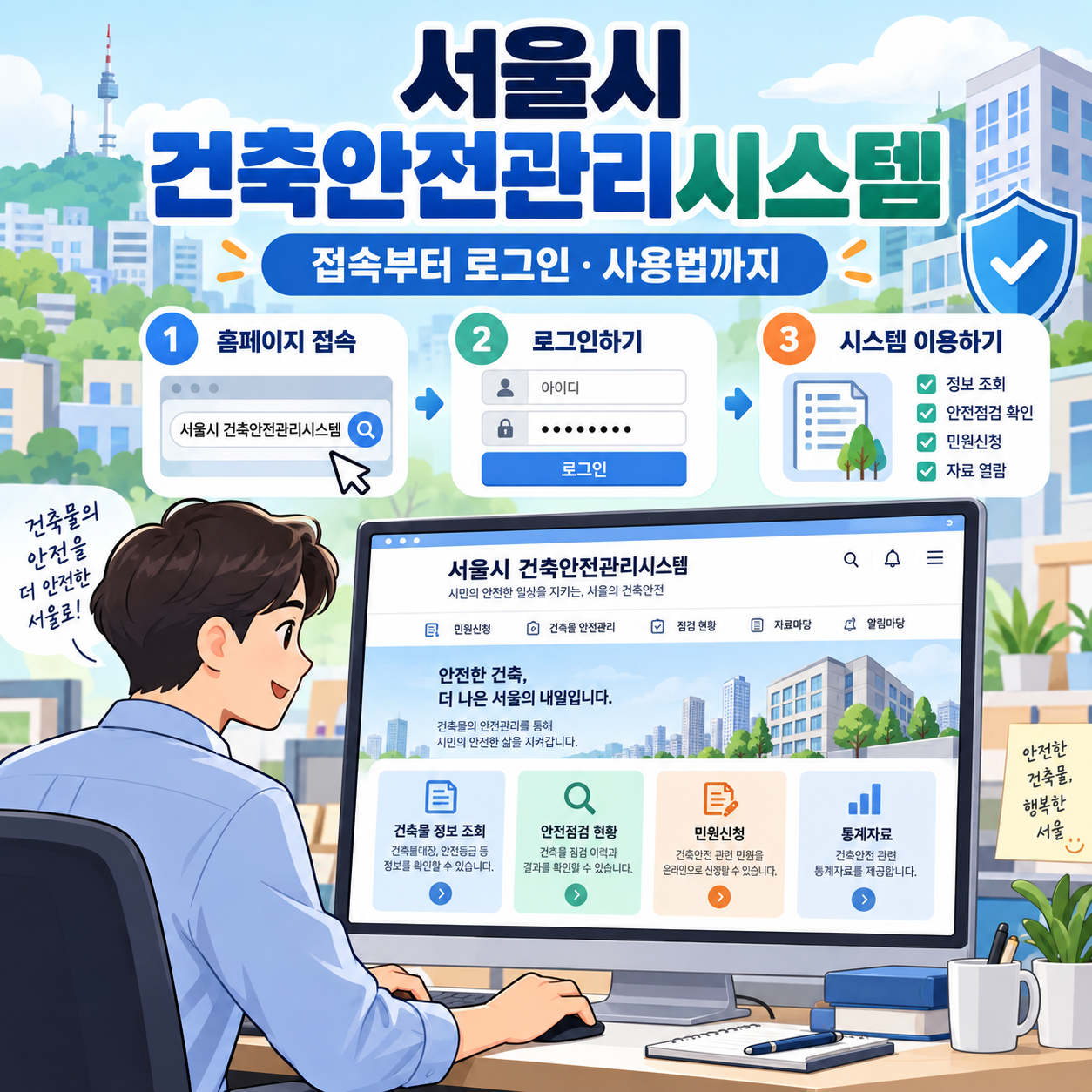 서울시 건축안전관리시스템 접속부터 로그인·사용법까지