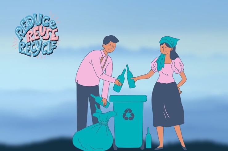 재활용-하는-남녀-그림