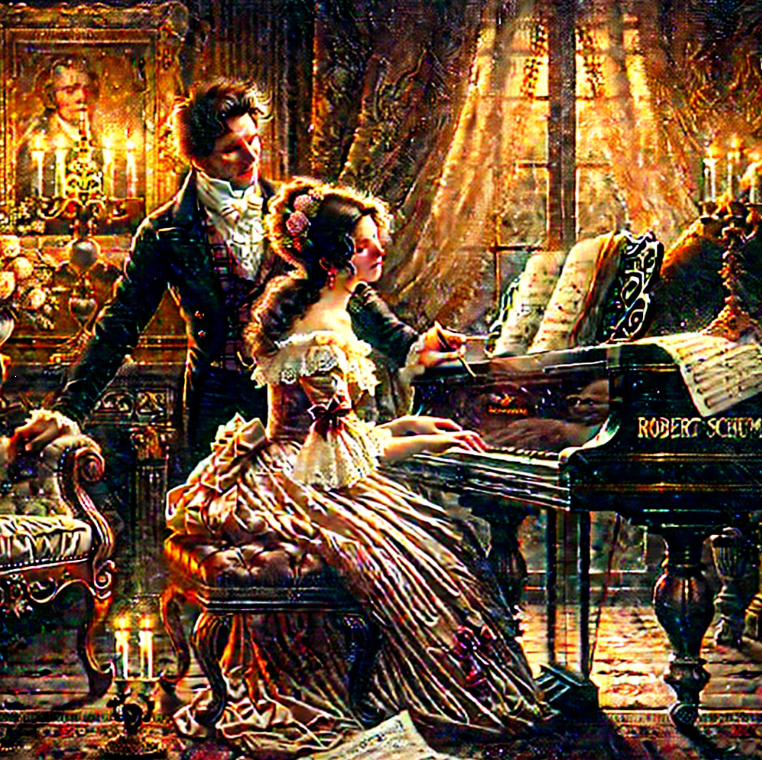 슈만과 클라라의 로맨스 관련 그림