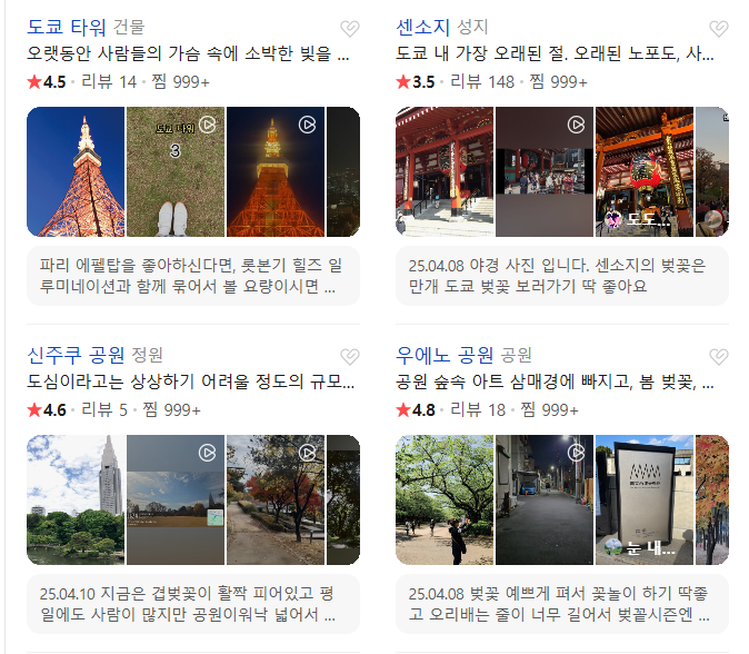 일본 도쿄 1월 날씨 옷차림 추천 여행지