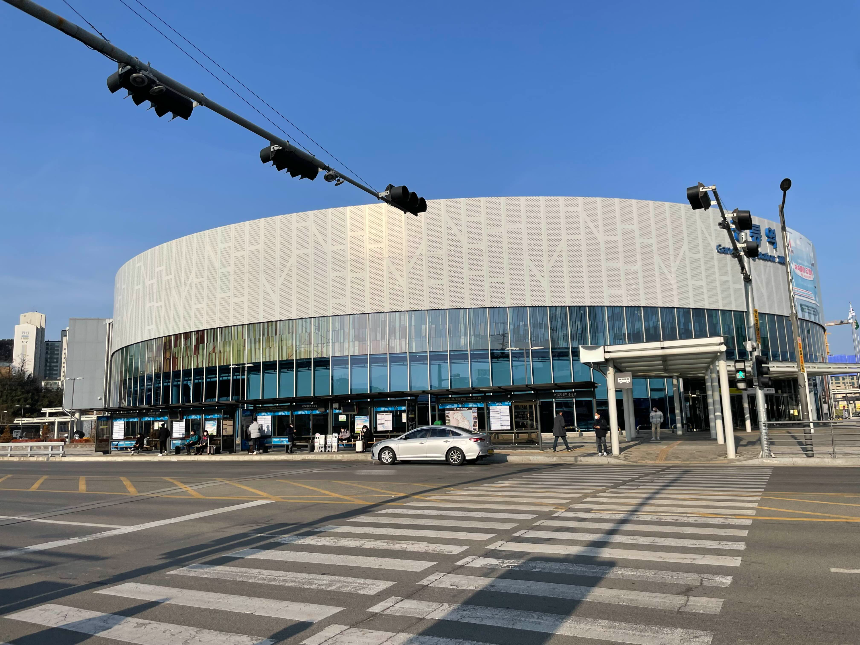 강릉역 KTX용 전경