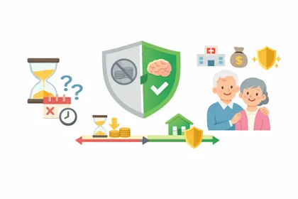 치매보험 면책기간과 감액기간 구조 설명6