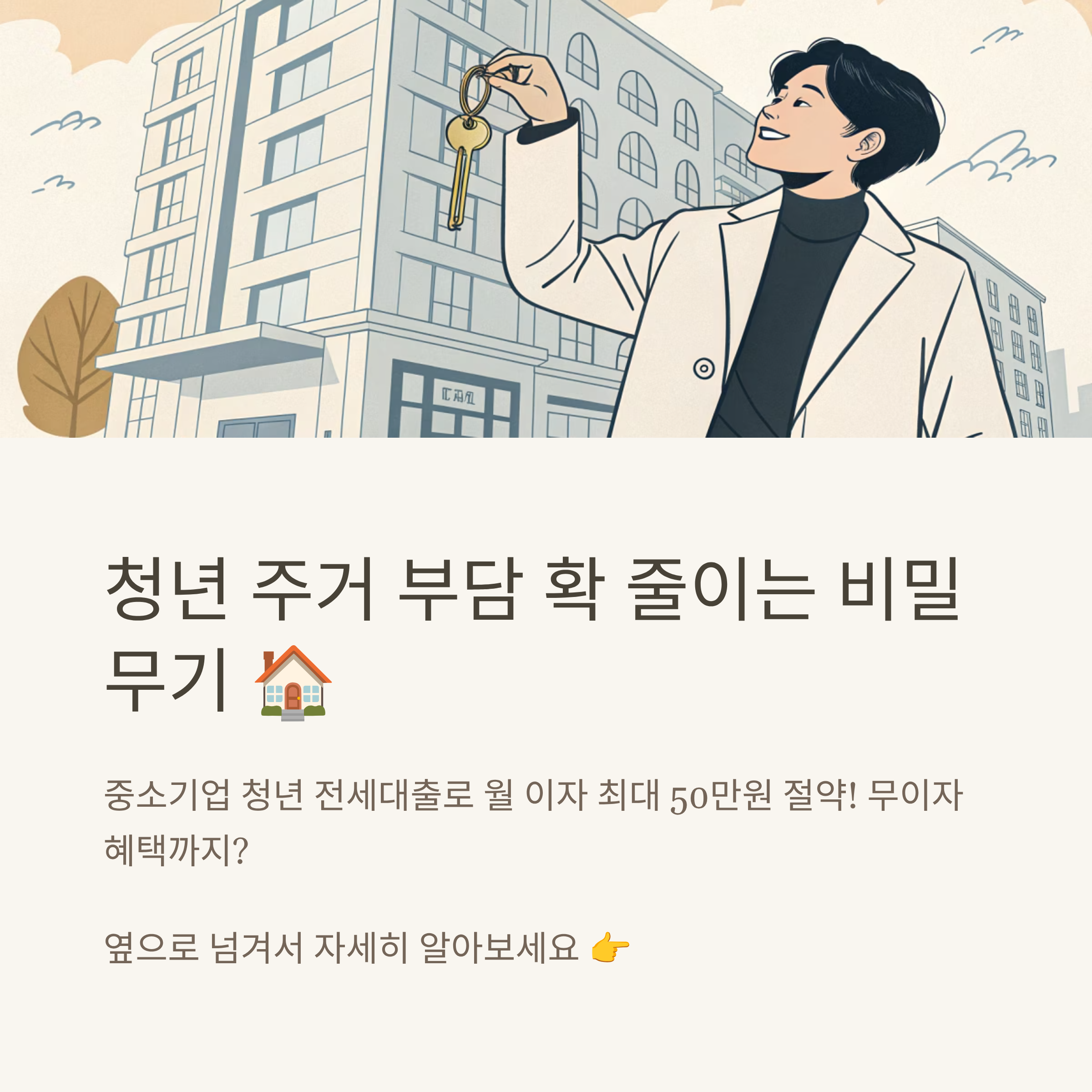 중소기업 청년 전세대출 이자 혜택