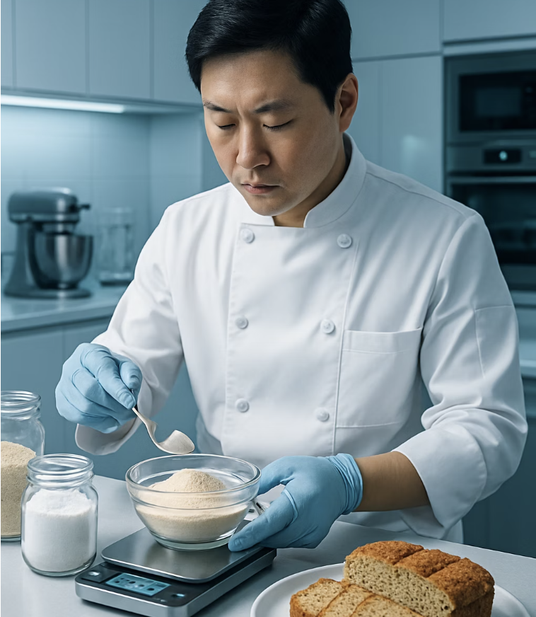 착한 빵의 비밀 재료 2: 대체 감미료와 견과류 가루