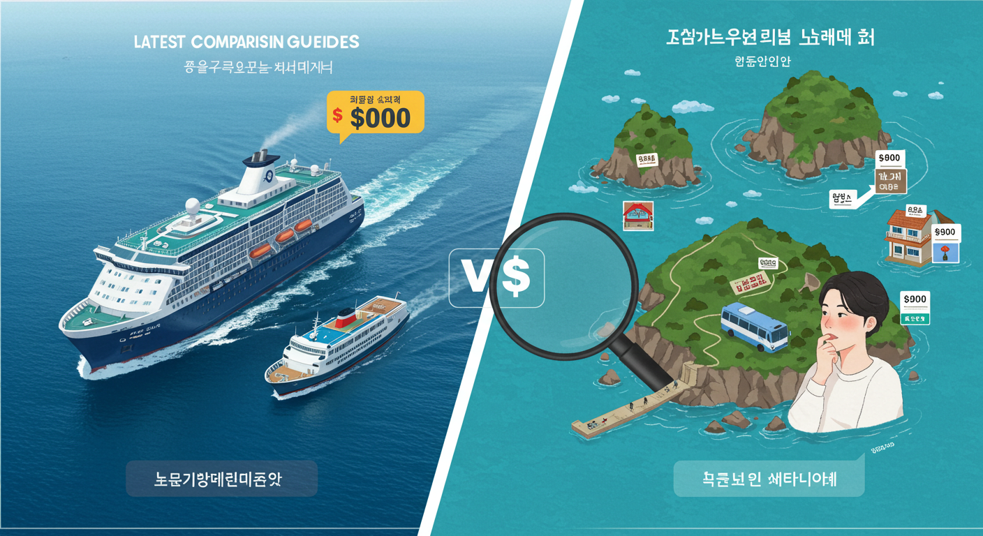 울릉도 독도 크루즈 패키지 가격은 얼마나 할까 2025년 최신 비교 가이드