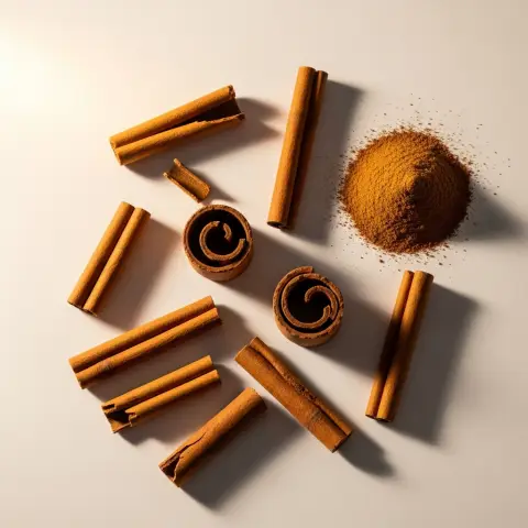 계피는 혈당 조절과 항산화 효과가 뛰어난 천연 향신료입니다