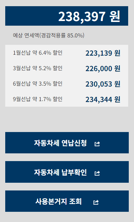 2024 자동차세 조회 납부 방법